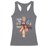 250 Years America Racerback Tank Top Coquette Bow Cross American 4th Of July 250th Anniversary - Wonder Print Shop