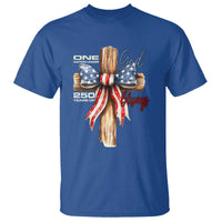 250 Years America T Shirt Coquette Bow Cross American 4th Of July 250th Anniversary - Wonder Print Shop