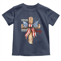 250 Years America Toddler T Shirt Coquette Bow Cross American 4th Of July 250th Anniversary - Wonder Print Shop