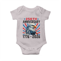 Eagle Flag America 250 Baby Onesie 1776-2026 250th Birthday - Wonder Print Shop