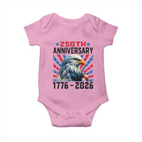 Eagle Flag America 250 Baby Onesie 1776-2026 250th Birthday - Wonder Print Shop
