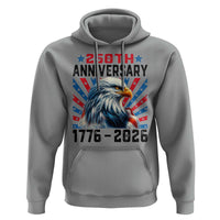 Eagle Flag America 250 Hoodie 1776-2026 250th Birthday - Wonder Print Shop