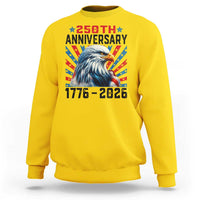 Eagle Flag America 250 Sweatshirt 1776-2026 250th Birthday - Wonder Print Shop