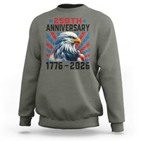 Eagle Flag America 250 Sweatshirt 1776-2026 250th Birthday - Wonder Print Shop