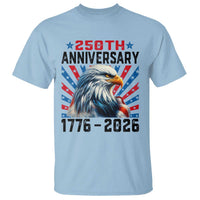 Eagle Flag America 250 T Shirt 1776-2026 250th Birthday - Wonder Print Shop