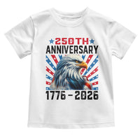 Eagle Flag America 250 Toddler T Shirt 1776-2026 250th Birthday - Wonder Print Shop