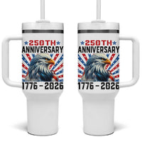 Eagle Flag America 250 Tumbler With Handle 1776-2026 250th Birthday - Wonder Print Shop