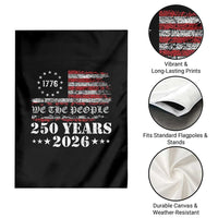 250 Years America Flag Garden Flag USA 250th Anniversary Patriotic We The People 1776 2026 - Wonder Print Shop