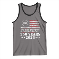 250 Years America Flag Tank Top USA 250th Anniversary Patriotic We The People 1776 2026 - Wonder Print Shop