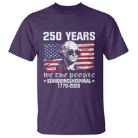 250 Years America Flag T Shirt George Washington 1776 2026 USA 250th Anniversary Patriotic - Wonder Print Shop