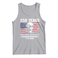 250 Years America Flag Tank Top George Washington 1776 2026 USA 250th Anniversary Patriotic - Wonder Print Shop