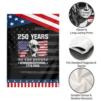 250 Years America Flag Garden Flag George Washington 1776 2026 USA 250th Anniversary Patriotic