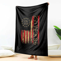250 Years America Flag Throw Blanket 250th Anniversary USA - Wonder Print Shop