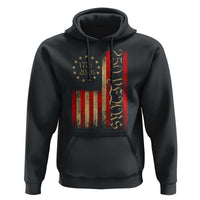250 Years America Flag Hoodie 250th Anniversary USA - Wonder Print Shop