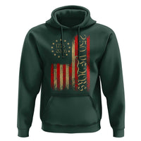 250 Years America Flag Hoodie 250th Anniversary USA - Wonder Print Shop