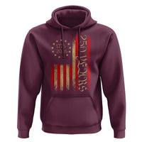 250 Years America Flag Hoodie 250th Anniversary USA - Wonder Print Shop
