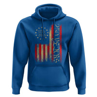 250 Years America Flag Hoodie 250th Anniversary USA - Wonder Print Shop