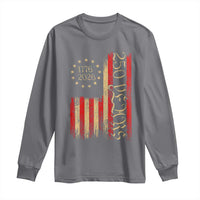 250 Years America Flag Long Sleeve Shirt 250th Anniversary USA - Wonder Print Shop