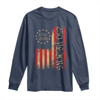 250 Years America Flag Long Sleeve Shirt 250th Anniversary USA - Wonder Print Shop