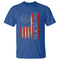 250 Years America Flag T Shirt 250th Anniversary USA - Wonder Print Shop