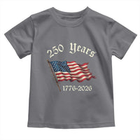 250 Years America Anniversary Toddler T Shirt Retro 250th Independence Day Freedom USA Flag - Wonder Print Shop