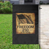 Freedom 250 Years America Garden Flag Retro Vintage 250th Anniversary USA - Wonder Print Shop
