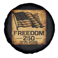 Freedom 250 Years America Spare Tire Cover Retro Vintage 250th Anniversary USA - Wonder Print Shop