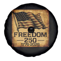 Freedom 250 Years America Spare Tire Cover Retro Vintage 250th Anniversary USA - Wonder Print Shop