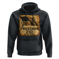Freedom 250 Years America Hoodie Retro Vintage 250th Anniversary USA - Wonder Print Shop