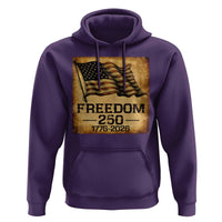 Freedom 250 Years America Hoodie Retro Vintage 250th Anniversary USA - Wonder Print Shop