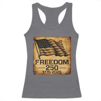 Freedom 250 Years America Racerback Tank Top Retro Vintage 250th Anniversary USA - Wonder Print Shop