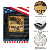 Freedom 250 Years America Garden Flag Retro Vintage 250th Anniversary USA