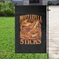 Mozzarella Sticks Garden Flag Funny Foodie Meme Snack Lover Vintage 90s - Wonder Print Shop