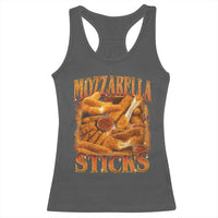 Mozzarella Sticks Racerback Tank Top Funny Foodie Meme Snack Lover Vintage 90s - Wonder Print Shop