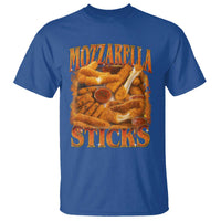 Mozzarella Sticks T Shirt Funny Foodie Meme Snack Lover Vintage 90s - Wonder Print Shop