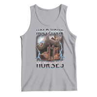 Funny Meme Hold Your Horses Tank Top Vintage 90s Style Bootleg Graphic - Wonder Print Shop