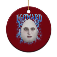 Eggward Ceramic Ornament Funny Unhinged Meme Gen Z Humor Bootleg Graphic - Wonder Print Shop