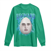 Eggward Long Sleeve Shirt Funny Unhinged Meme Gen Z Humor Bootleg Graphic - Wonder Print Shop