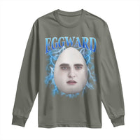 Eggward Long Sleeve Shirt Funny Unhinged Meme Gen Z Humor Bootleg Graphic - Wonder Print Shop
