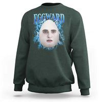 Eggward Sweatshirt Funny Unhinged Meme Gen Z Humor Bootleg Graphic - Wonder Print Shop