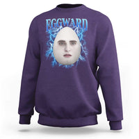Eggward Sweatshirt Funny Unhinged Meme Gen Z Humor Bootleg Graphic - Wonder Print Shop