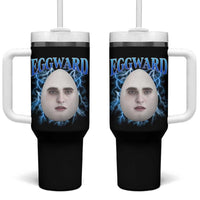 Eggward Tumbler With Handle Funny Unhinged Meme Gen Z Humor Bootleg Graphic - Wonder Print Shop
