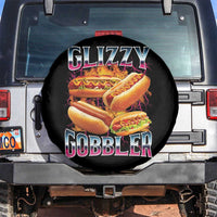 Glizzy Gobbler Spare Tire Cover Vintage Hot Dog Meme Funny Foodie Gen Z - Wonder Print Shop