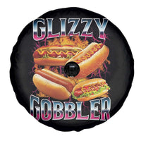 Glizzy Gobbler Spare Tire Cover Vintage Hot Dog Meme Funny Foodie Gen Z - Wonder Print Shop