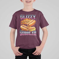 Glizzy Gobbler T Shirt For Kid Vintage Hot Dog Meme Funny Foodie Gen Z - Wonder Print Shop