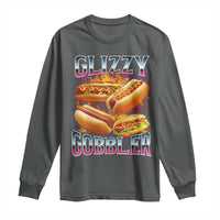 Glizzy Gobbler Long Sleeve Shirt Vintage Hot Dog Meme Funny Foodie Gen Z - Wonder Print Shop