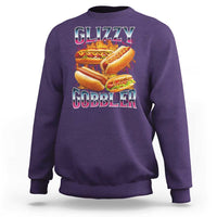 Glizzy Gobbler Sweatshirt Vintage Hot Dog Meme Funny Foodie Gen Z - Wonder Print Shop