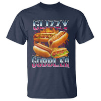Glizzy Gobbler T Shirt Vintage Hot Dog Meme Funny Foodie Gen Z - Wonder Print Shop