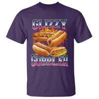 Glizzy Gobbler T Shirt Vintage Hot Dog Meme Funny Foodie Gen Z - Wonder Print Shop