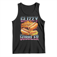 Glizzy Gobbler Tank Top Vintage Hot Dog Meme Funny Foodie Gen Z - Wonder Print Shop